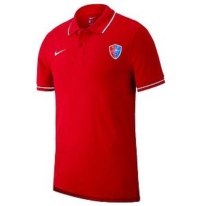 Polo coton Nike Team Club Rouge